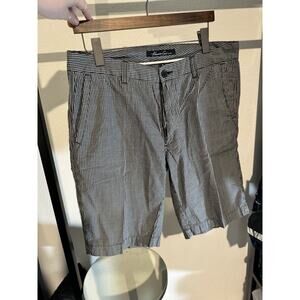 Kenneth Cole New York Shorts Mens‎ 34 Gingham Plaid Long Relaxed Fit Outdoor